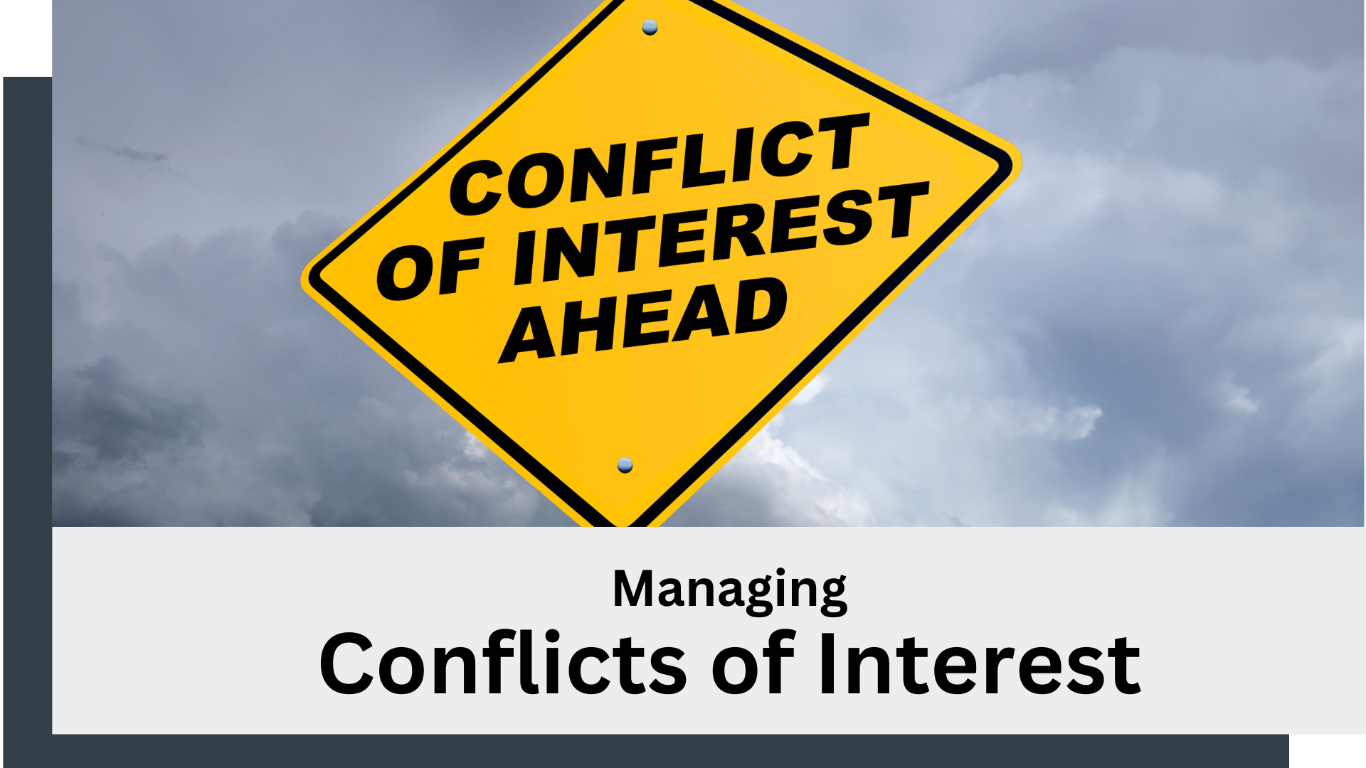 link: managing conflicts of interest