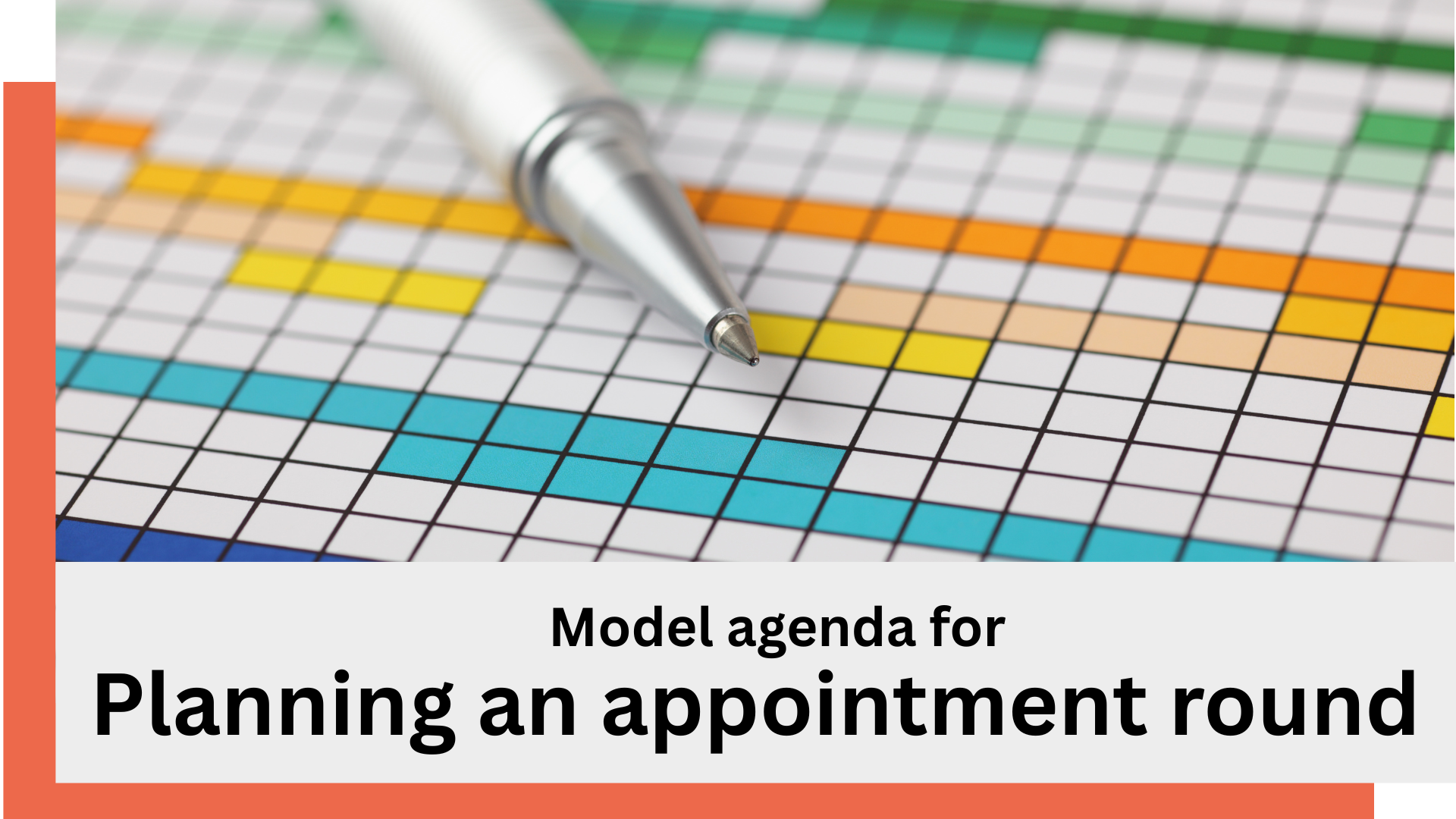 Link: model agenda for planning an appointment round