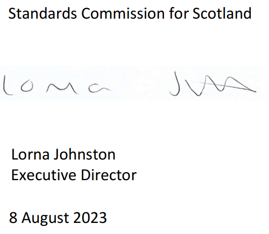 Lorna Johnston Signature