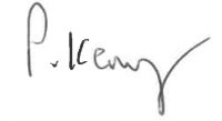 Pat Kenny signature