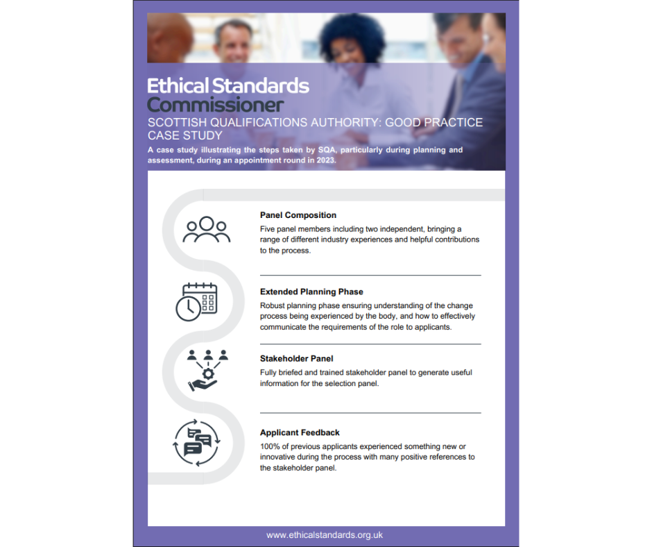 Link: SQA good practice case study (2023)