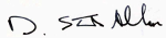 Stuart Allan signature